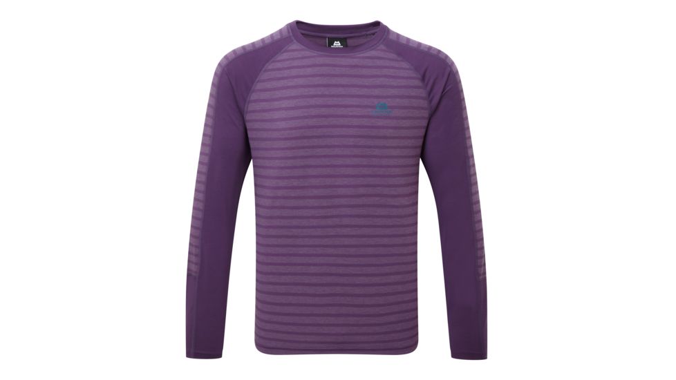 Mountain Equipment Redline LS Tee - Mens, Damson Stripe, Small ME-001543  Damson Stripe S NA