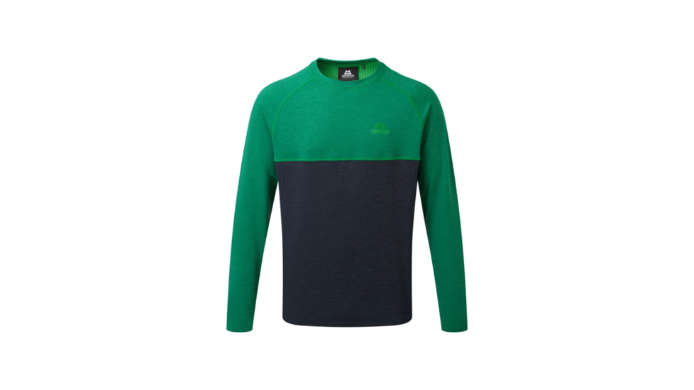 Mountain Equipment Rockall Crew - Mens, Cosmos/Green Grass, L, ME-004641-Me-01568-L