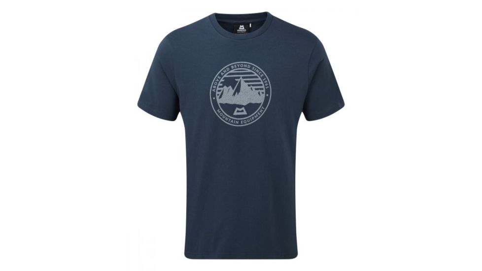 Mountain Equipment Roundel Tee - Mens, Denim Blue, Medium, ME-004059-DNB-M,