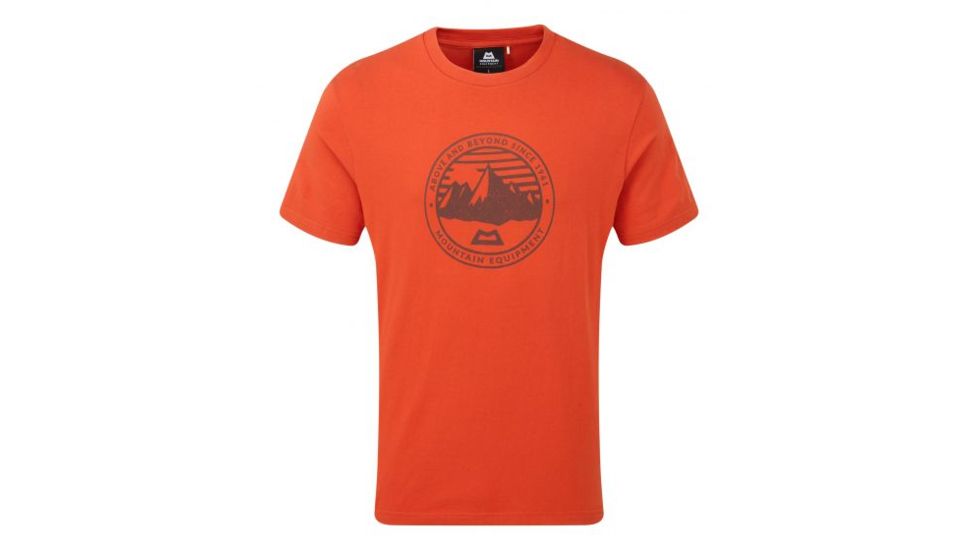 Mountain Equipment Roundel Tee - Mens, Paprika, Medium, ME-004059-Paprika-M,