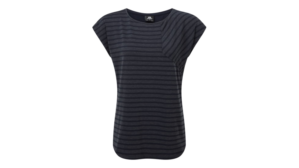 Mountain Equipment Silhouette Tee - Women's, Cosmos Stripe/ Cosmos, 12 ME-002298-0146312-DEMO
