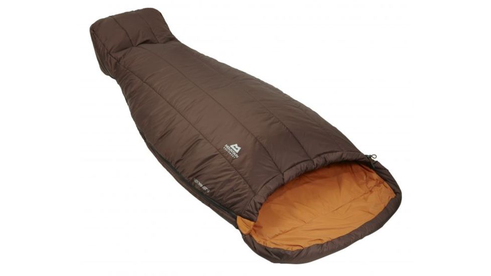 Mountain Equipment Sleepwalker II Women's Sleeping Bag, Dark Chocolate/Blaze, Left Zip-Regular 62-42-LZ-DEMO