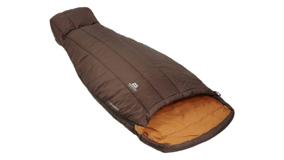 Mountain Equipment Sleepwalker III Women's Sleeping Bag, Dark Chocolate/Blaze, Left Zip-Regular 6-42-LZ-DEMO