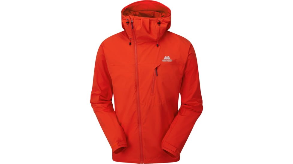 Mountain Equipment Squall Hooded Jacket - Mens, Cardinal Orange, Small, ME-002928-CO-S,