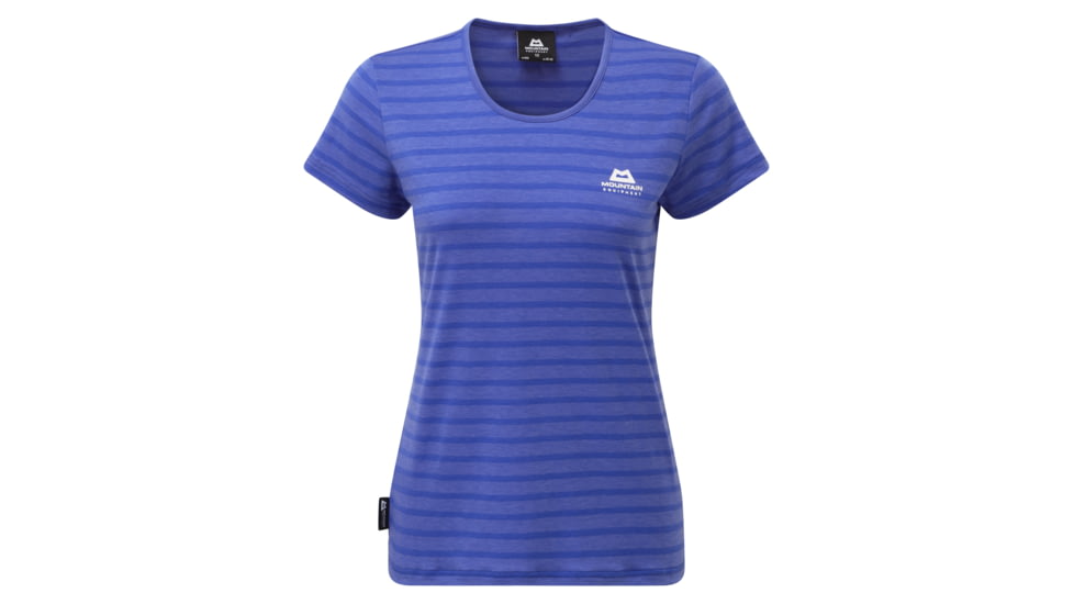 Mountain Equipment Stripe Tee - Women's, Celestial Blue, Small ME-01554-01204-S