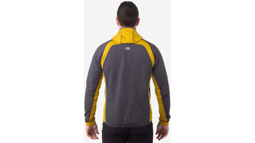 Mountain Equipment Switch Pro Hooded Jacket - Mens, Anvil Grey/Acid, Medium, ME-005131-ME-01565-M