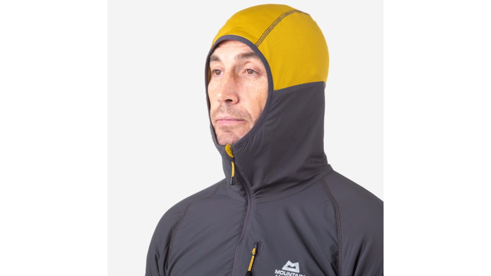 Mountain Equipment Switch Pro Hooded Jacket - Mens, Anvil Grey/Acid, Medium, ME-005131-ME-01565-M