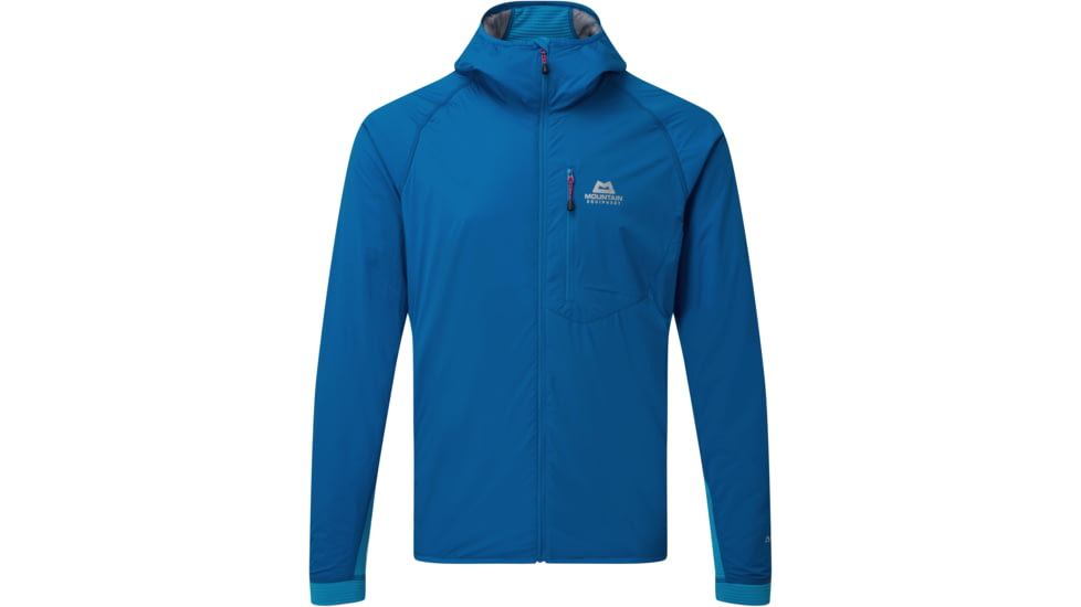 Mountain Equipment Switch Pro Hooded Jacket - Mens, Lapis Blue/Finch Blue, Medium, ME-005131-ME-01535-M