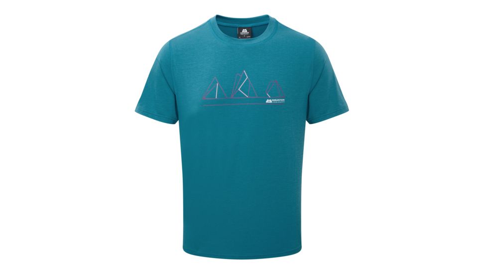 Mountain Equipment Triple Peak Tee - Men's, Tasman Blue, Large ME-003111-01398-L-DEMO