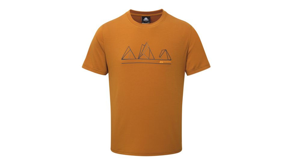 Mountain Equipment Triple Peak Tee - Mens, Pumpkin Spice, Large ME-003111 Pumpkin Spice L NA