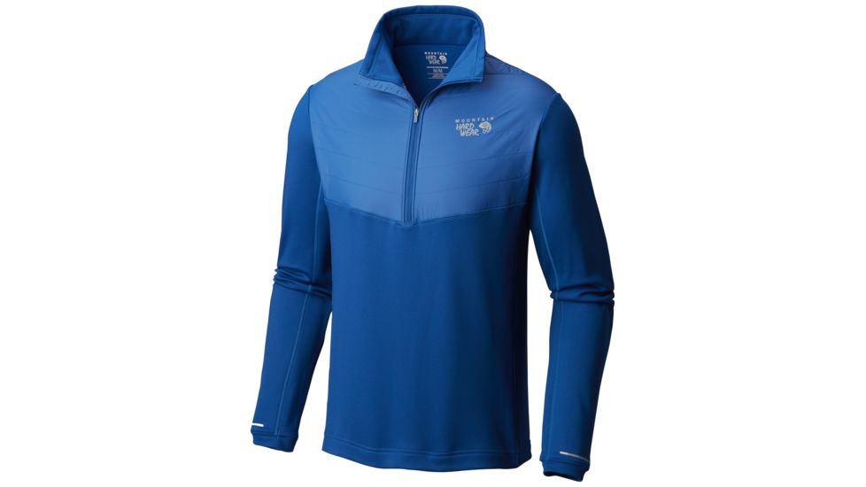 Mountain Hardwear 32 Degree Insulated 1/2 Zip Midlayer - Mens, Nightfall Blue, Medium, 1677201448-M