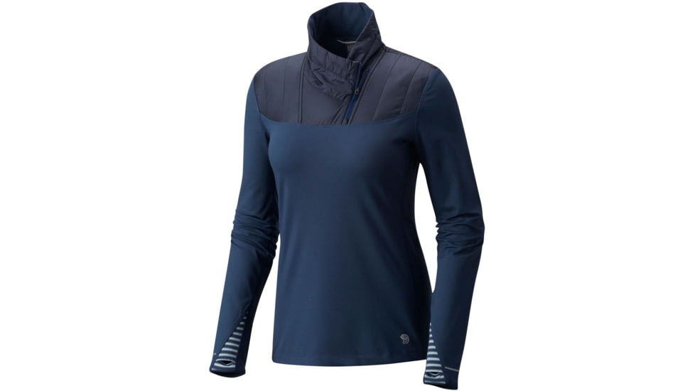 Mountain Hardwear 32 Degree Insulated 1/2 Zip Midlayer - Mens, Zinc, Large, 1677441492-L