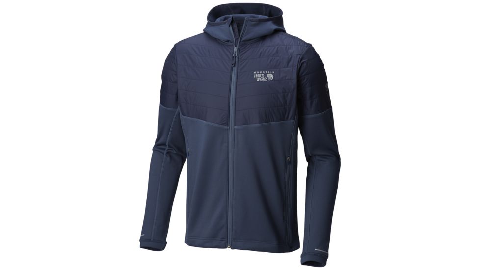 Mountain Hardwear 32 Degree Insulated Hooded Jacket - Mens, Zinc, Extra Large, 1677191493-XL
