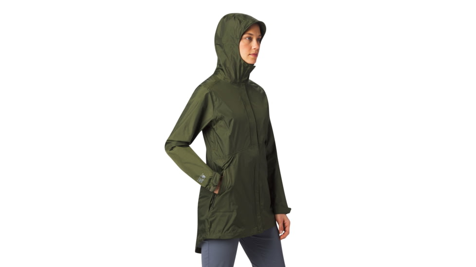 Mountain Hardwear Acadia Parka - Womens, Dark Army, Extra Small, 1871331304-XS