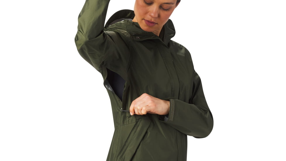 Mountain Hardwear Acadia Parka - Womens, Dark Army, Extra Small, 1871331304-XS