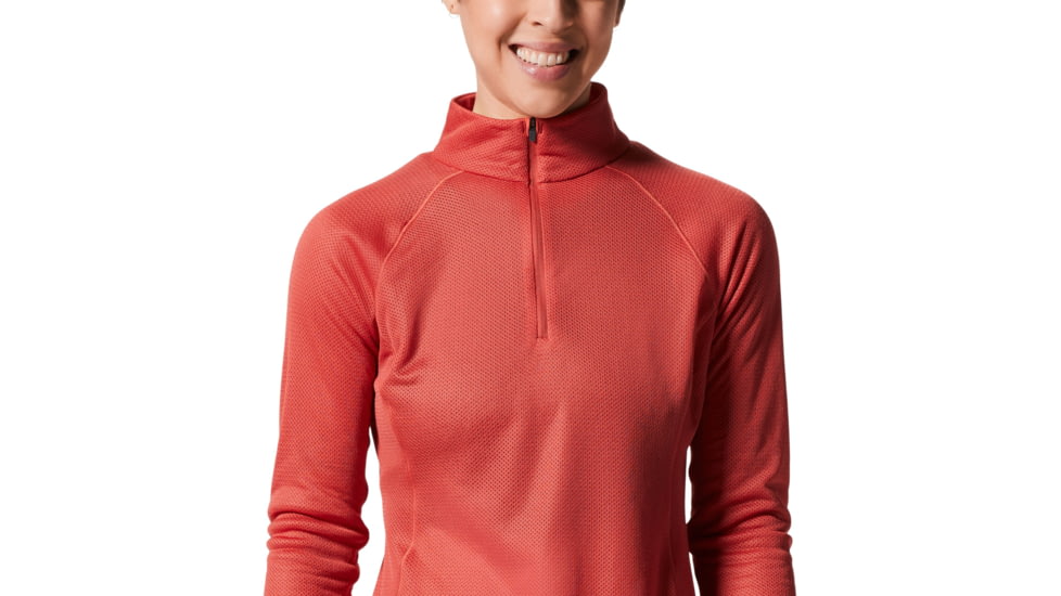 Mountain Hardwear AirMesh 1/2 Zip Top - Womens, Calla, Small, 1956571644-S