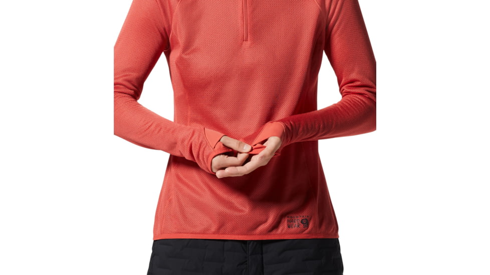 Mountain Hardwear AirMesh 1/2 Zip Top - Womens, Calla, Small, 1956571644-S