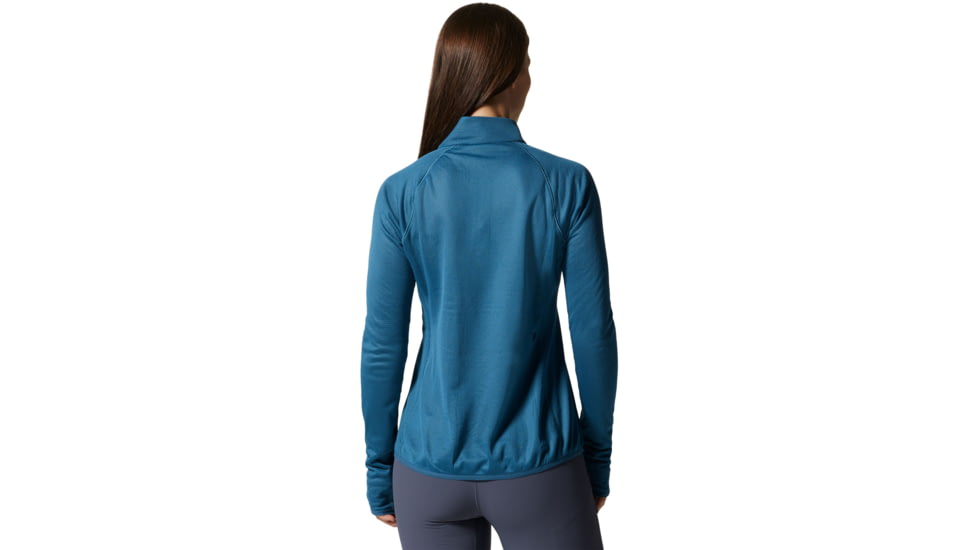 Mountain Hardwear AirMesh 1/2 Zip Top - Womens, Caspian, Extra Small, 1956571442-XS
