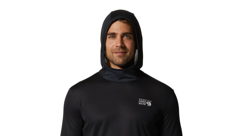 Mountain Hardwear AirMesh Hoody - Mens, Dark Storm, Large, 1949521004-Dark Storm-L