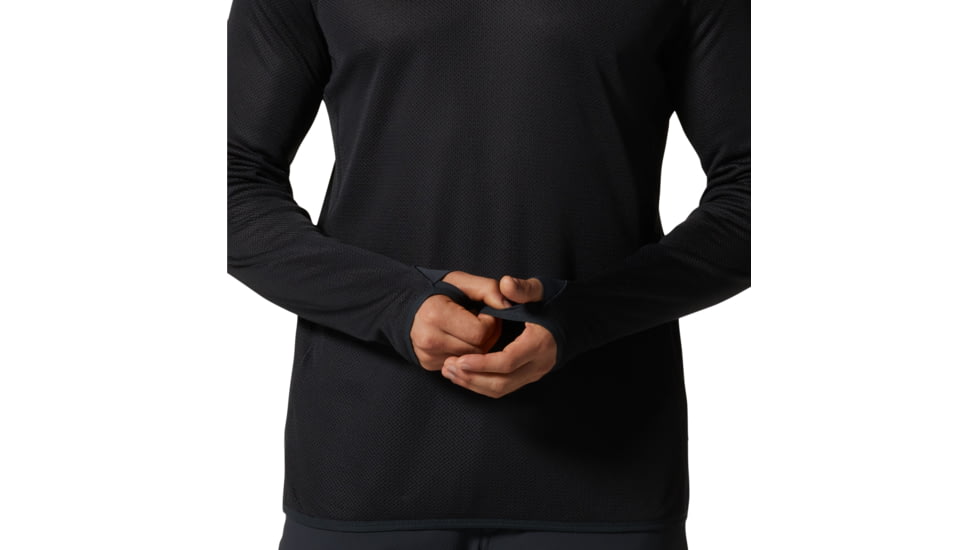 Mountain Hardwear AirMesh Hoody - Mens, Dark Storm, Large, 1949521004-Dark Storm-L