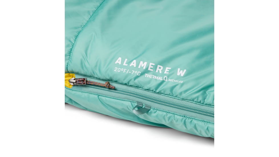 Mountain Hardwear Alamere W 20F/-7C Sleeping Bag,Reg, Light Icelandic, REGxLH, 190423051670