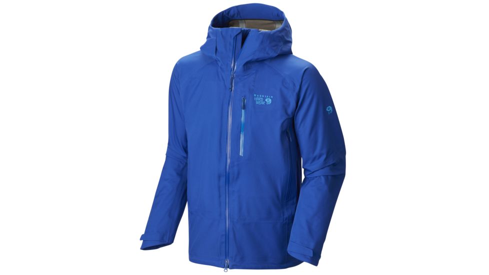Mountain Hardwear Alchemy Hooded Jacket - Men's-Azul-Small