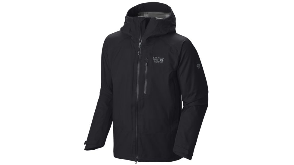 Mountain Hardwear Alchemy Hooded Jacket - Men's-Black-Medium