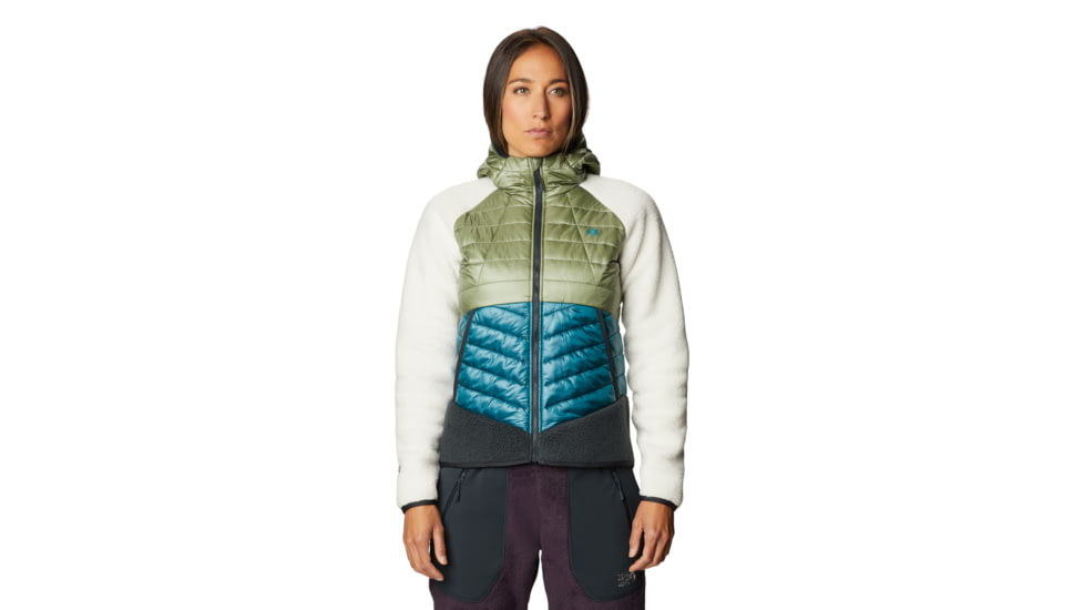 Mountain Hardwear Altius Hybrid Hoody - Women's, Field, Small, OL8190354-S
