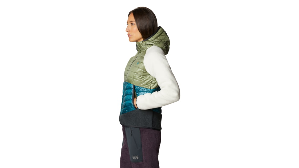 Mountain Hardwear Altius Hybrid Hoody - Women's, Field, Small, OL8190354-S