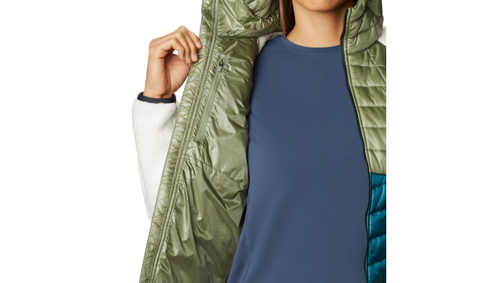 Mountain Hardwear Altius Hybrid Hoody - Women's, Field, Small, OL8190354-S