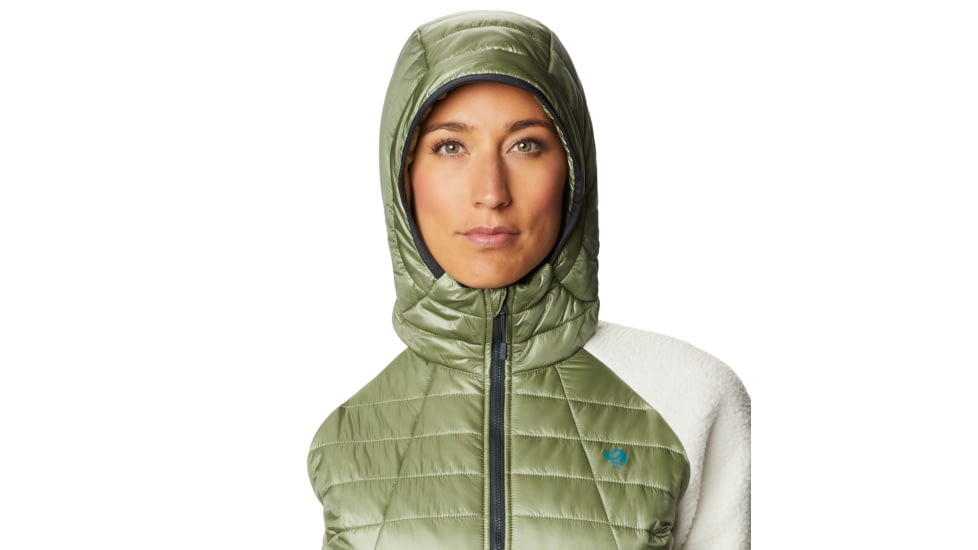 Mountain Hardwear Altius Hybrid Hoody - Women's, Field, Small, OL8190354-S
