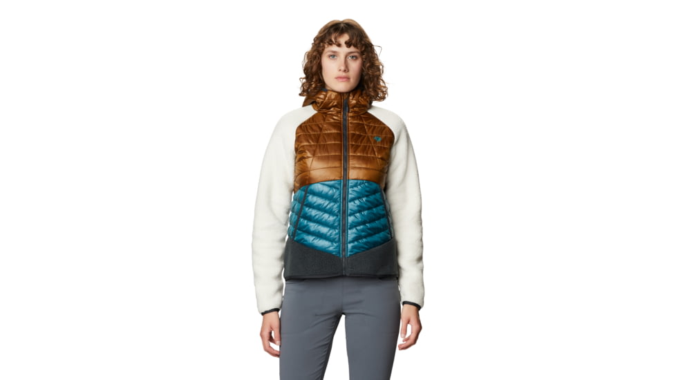 Mountain Hardwear Altius Hybrid Hoody - Women's, Golden Brown, Extra Small, OL8190233-XS