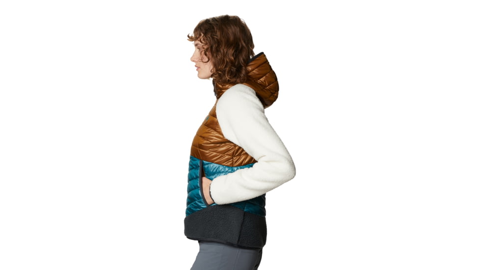Mountain Hardwear Altius Hybrid Hoody - Women's, Golden Brown, Extra Small, OL8190233-XS