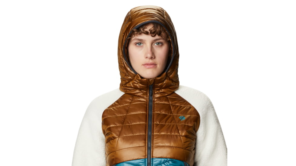 Mountain Hardwear Altius Hybrid Hoody - Women's, Golden Brown, Extra Small, OL8190233-XS