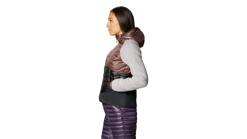 Mountain Hardwear Altius Hybrid Hoody - Women's, Warm Ash, Medium, OL8190249-M