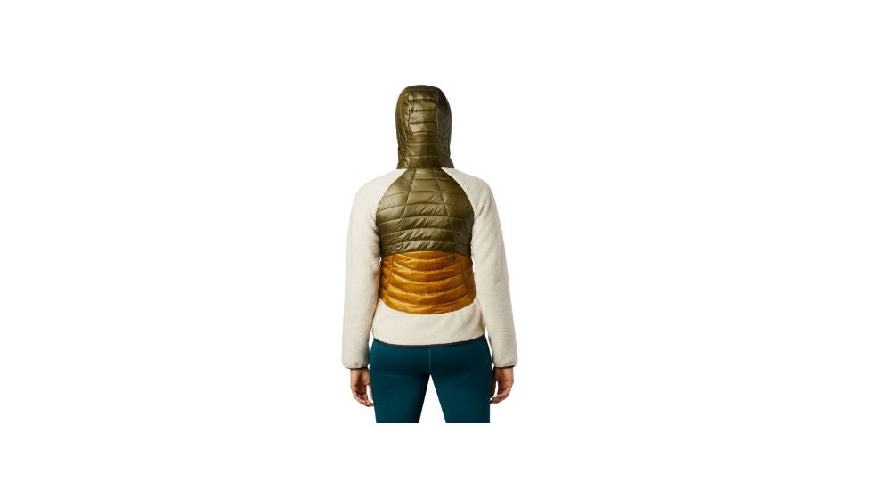 Mountain Hardwear Altius Hybrid Hoody - Womens, Dark Bolt, Extra Small, 1865681236-XS