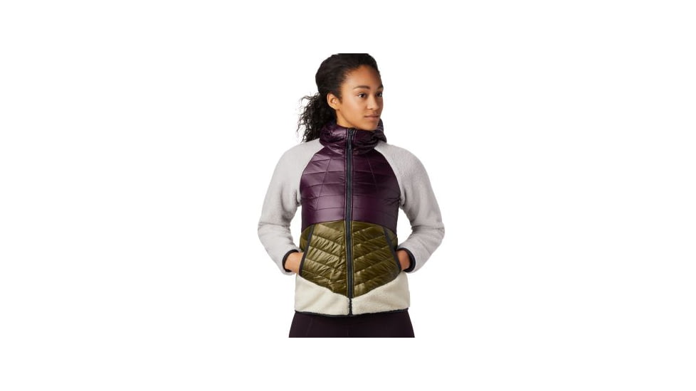 Mountain Hardwear Altius Hybrid Hoody - Womens, Darkest Dawn, Small, 1865681509-S