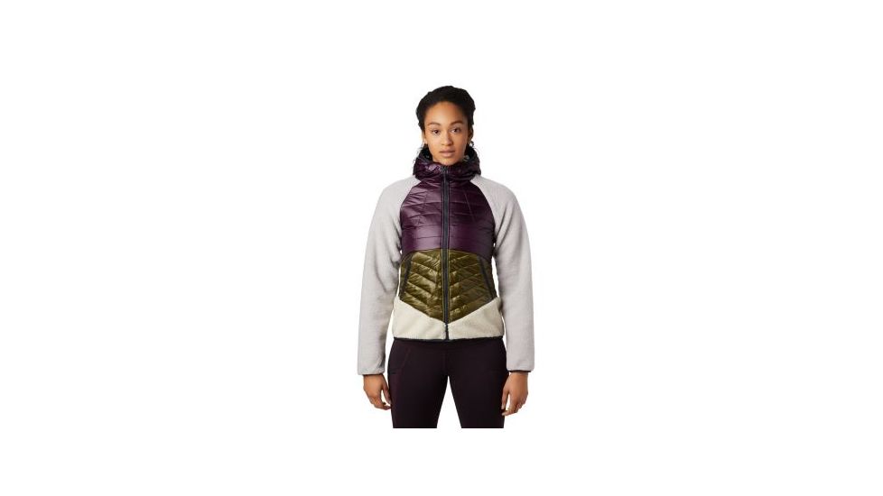 Mountain Hardwear Altius Hybrid Hoody - Womens, Darkest Dawn, Small, 1865681509-S