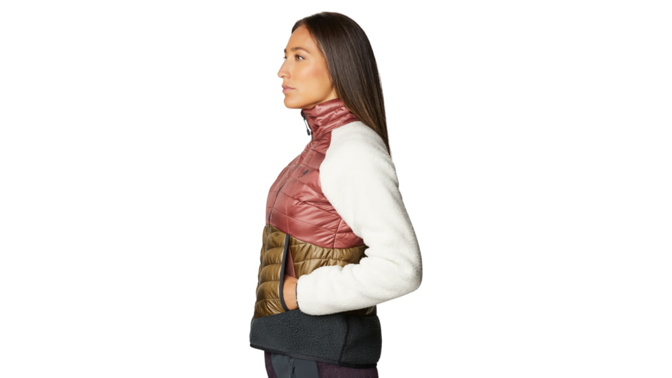 Mountain Hardwear Altius Hybrid W Jacket - Women's, Clay Earth, Small, OL8961643-S