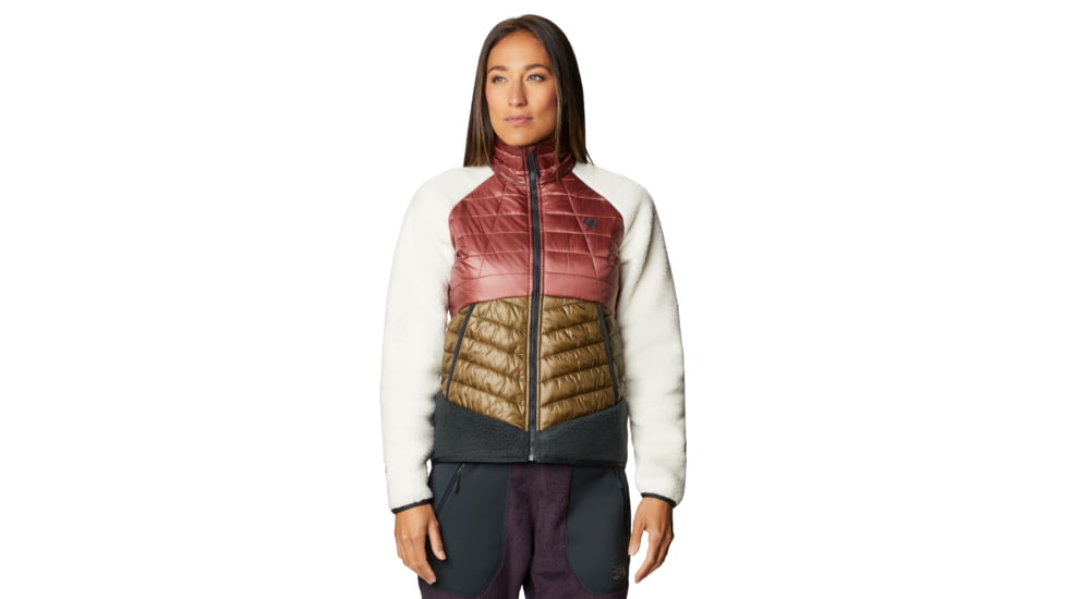 Mountain Hardwear Altius Hybrid W Jacket - Women's, Clay Earth, Small, OL8961643-S