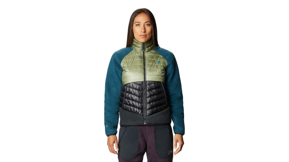 Mountain Hardwear Altius Hybrid W Jacket - Women's, Field, Extra Small, OL8961354-XS