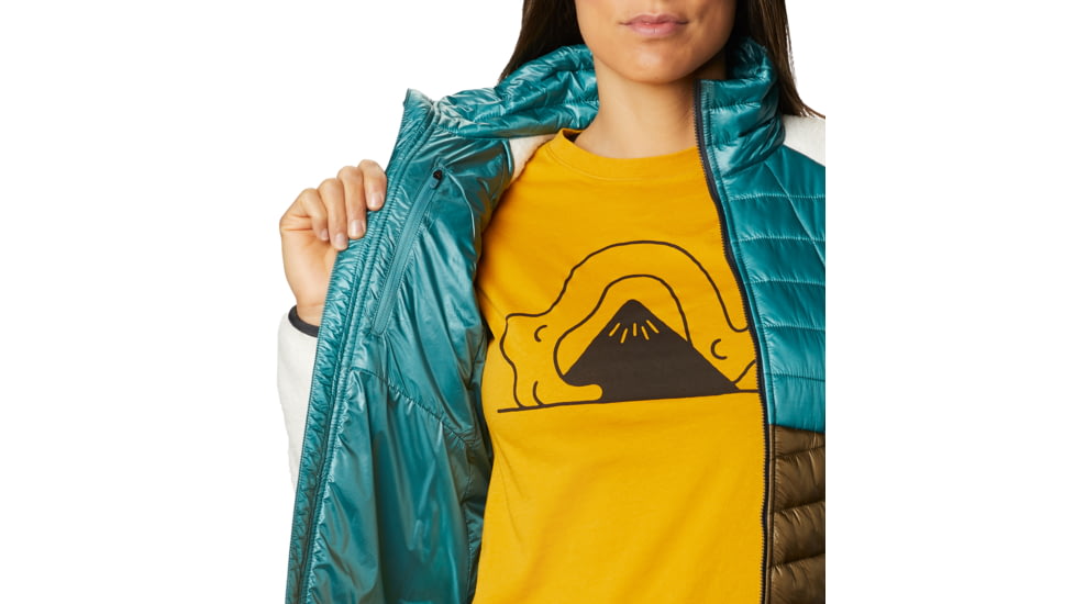 Mountain Hardwear Altius Hybrid W Jacket - Women's, Washed Turq, Large, OL8961447-L