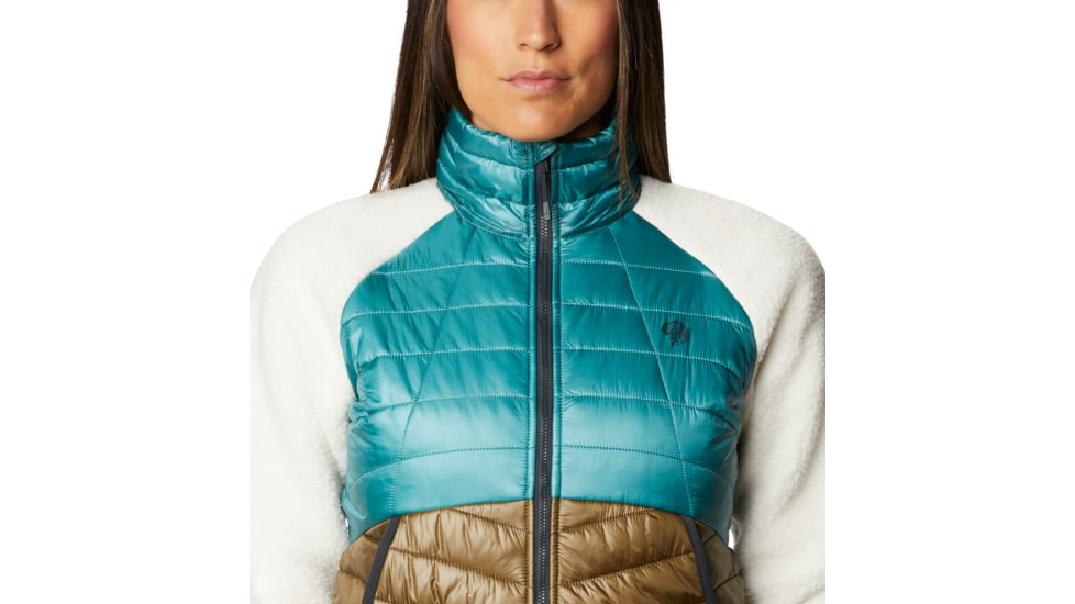 Mountain Hardwear Altius Hybrid W Jacket - Women's, Washed Turq, Large, OL8961447-L
