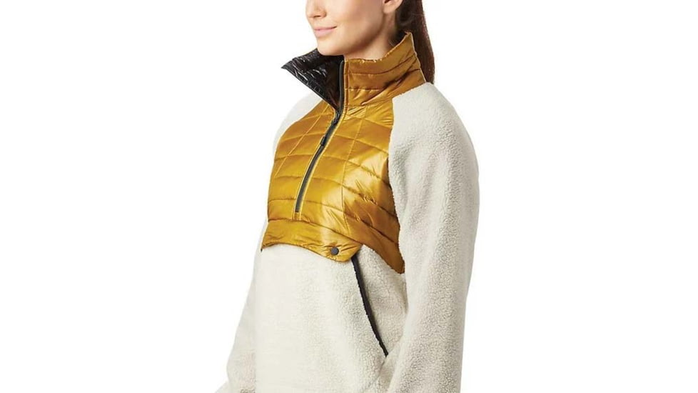 Mountain Hardwear Altius Hybrid Pullover - Womens, Dark Bolt, Large, OL7762236-L