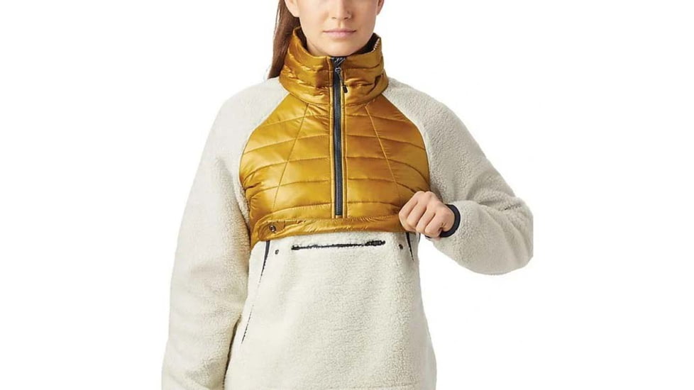 Mountain Hardwear Altius Hybrid Pullover - Womens, Dark Bolt, Large, OL7762236-L