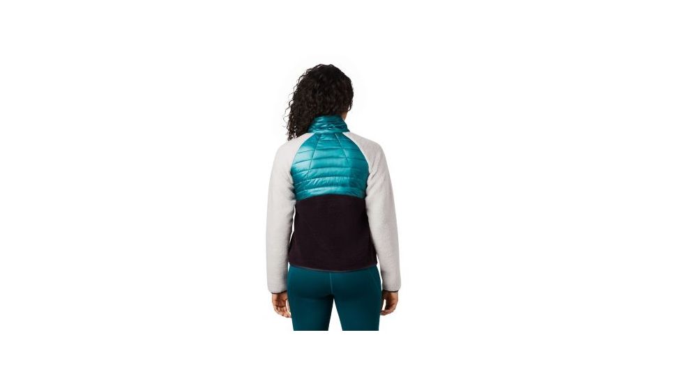 Mountain Hardwear Altius Hybrid Pullover - Womens, Dive, Large, 1850811468-L