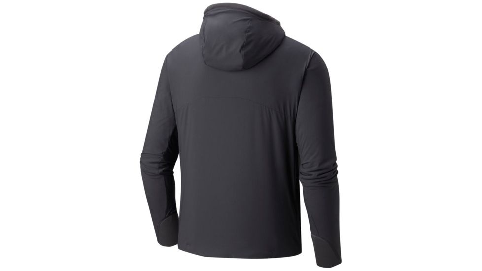 Mountain Hardwear ATherm Hooded Jacket - Men's, Shark, XXL 1731941011-XXL