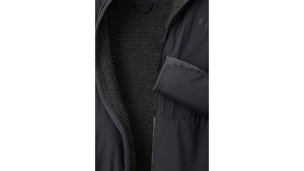Mountain Hardwear ATherm Hooded Jacket - Men's, Shark, XXL 1731941011-XXL
