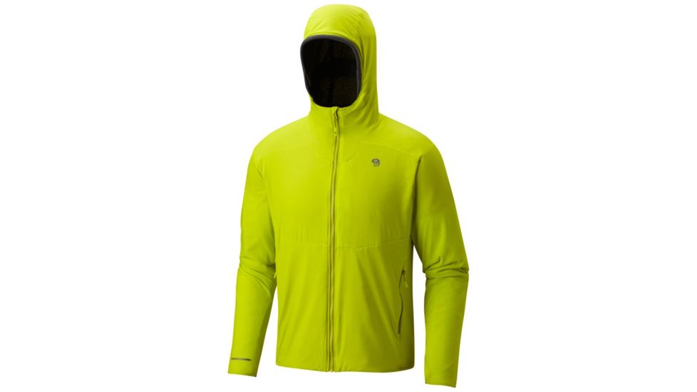 Mountain Hardwear ATherm Hooded Jacket - Men's, Fresh Bud, S 1731941364-S