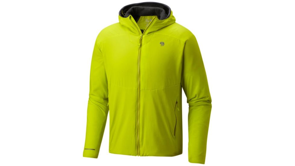 Mountain Hardwear ATherm Hooded Jacket - Men's, Fresh Bud, S 1731941364-S